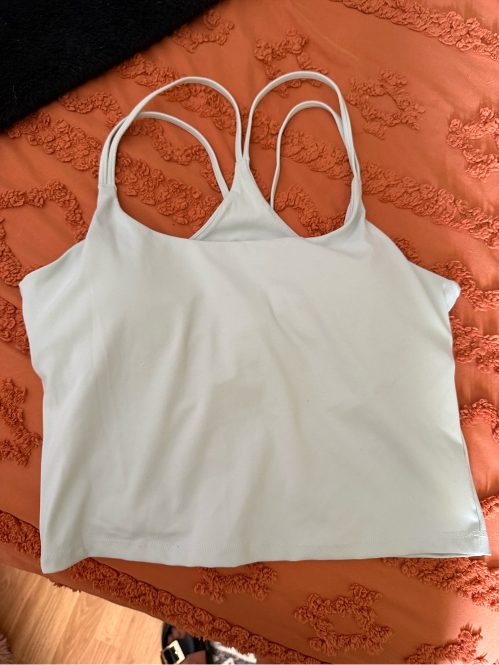 Fabletics Women's soft sage green Strappy Tank Top - Brand: